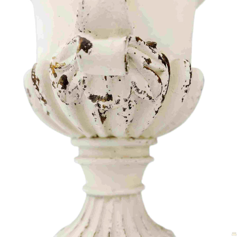 Jardinière MGO, décoration et plantation de jardin, couleur blanc antique, taille l 16,14 po x P 16,24 po x H 22 po