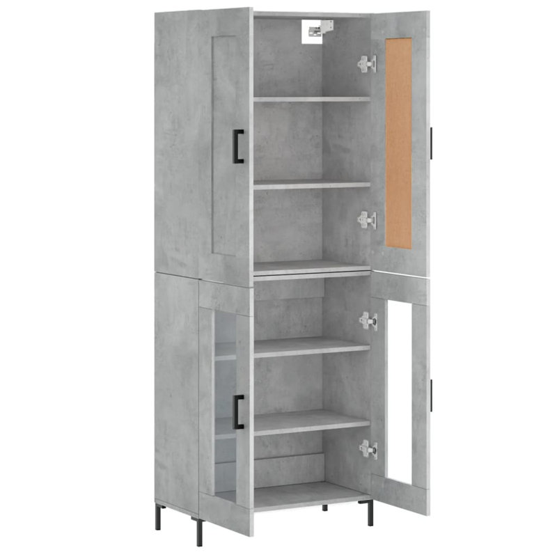 Wiprecht 69.5 Wide, Concrete Grey