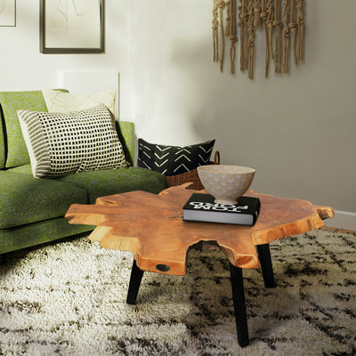 Josephina Solid Wood Top Single Coffee Table