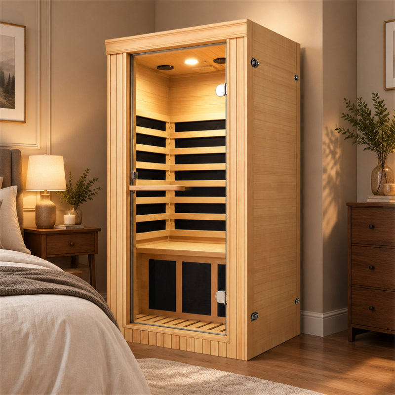 Mini sauna infrarouge lointain pour une personne 1020W