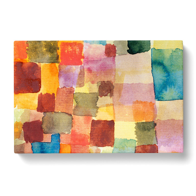Squares by Paul Klee - Wrapped Canvas Painting, 40cm H x 60cm W x 3cm D