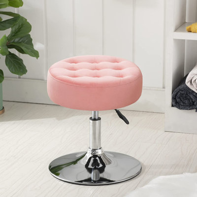 Modern Swivel Adjustable Height Accent Stool