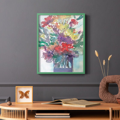 Garden Pieces II Framed Print - Solid Wood