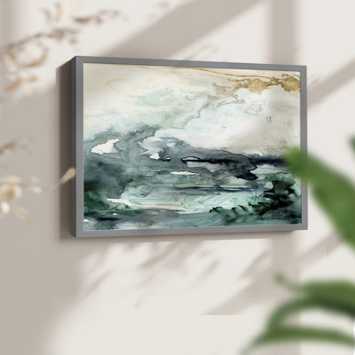 Sea Foam Flow I - Impression encadrée - Restickable