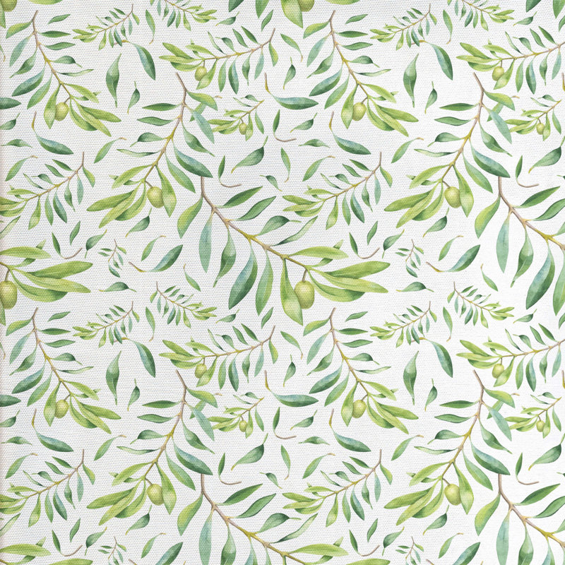 Tissu feuille, l 58 po x L 72 po