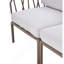 Canapé de jardin pour l'intérieur et l'extérieur avec canapé et coussins moelleux pour l'extérieur