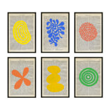Botanicals Set Of 6 Print by Michela Sorrentino