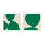 Green Ink. Set Of 2 Painting by Lee Lessem-1183783569-1183783575