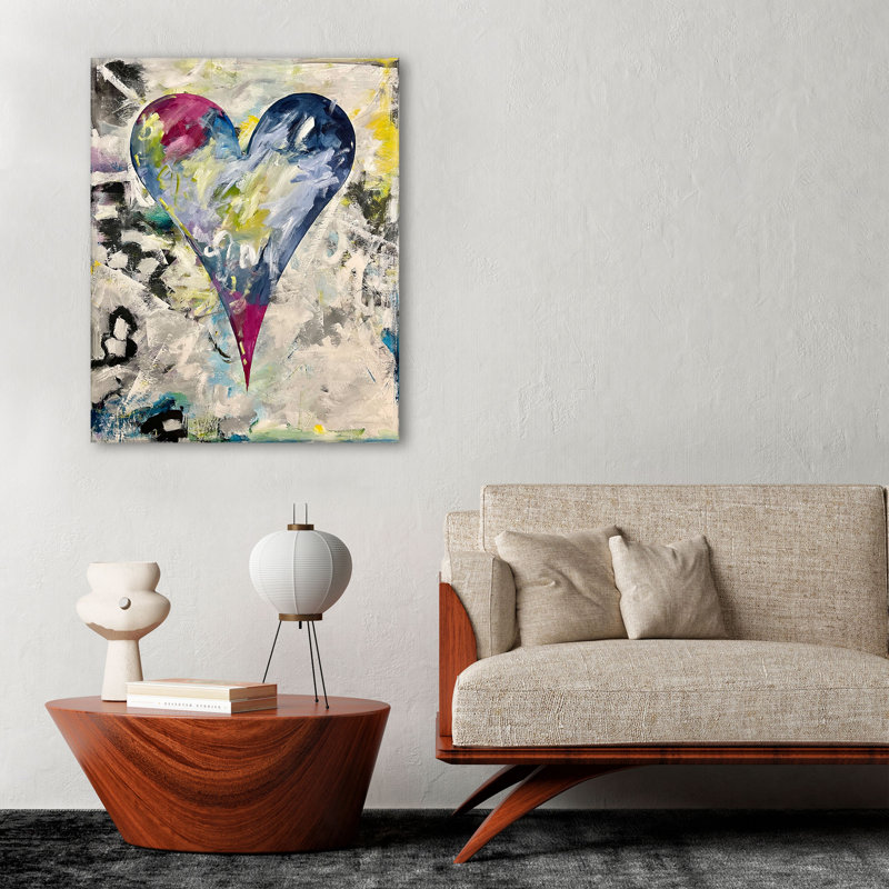 «Aida Kaia» par Salvatore Principe - peinture sur toile tendue, H 16 po x l 12 po x P 1,5 po