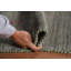 Tapis gris / vert / gris Gabbeh
