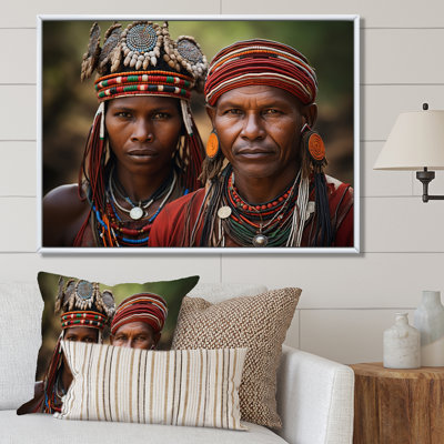 «Clapperton African Tribes», impression sur toile