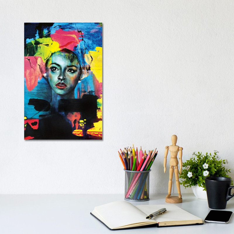 Blue Velvet by Eury Kim - Wrapped Canvas Print, 30.48cm H x 20.32cm W x 1.91cm D