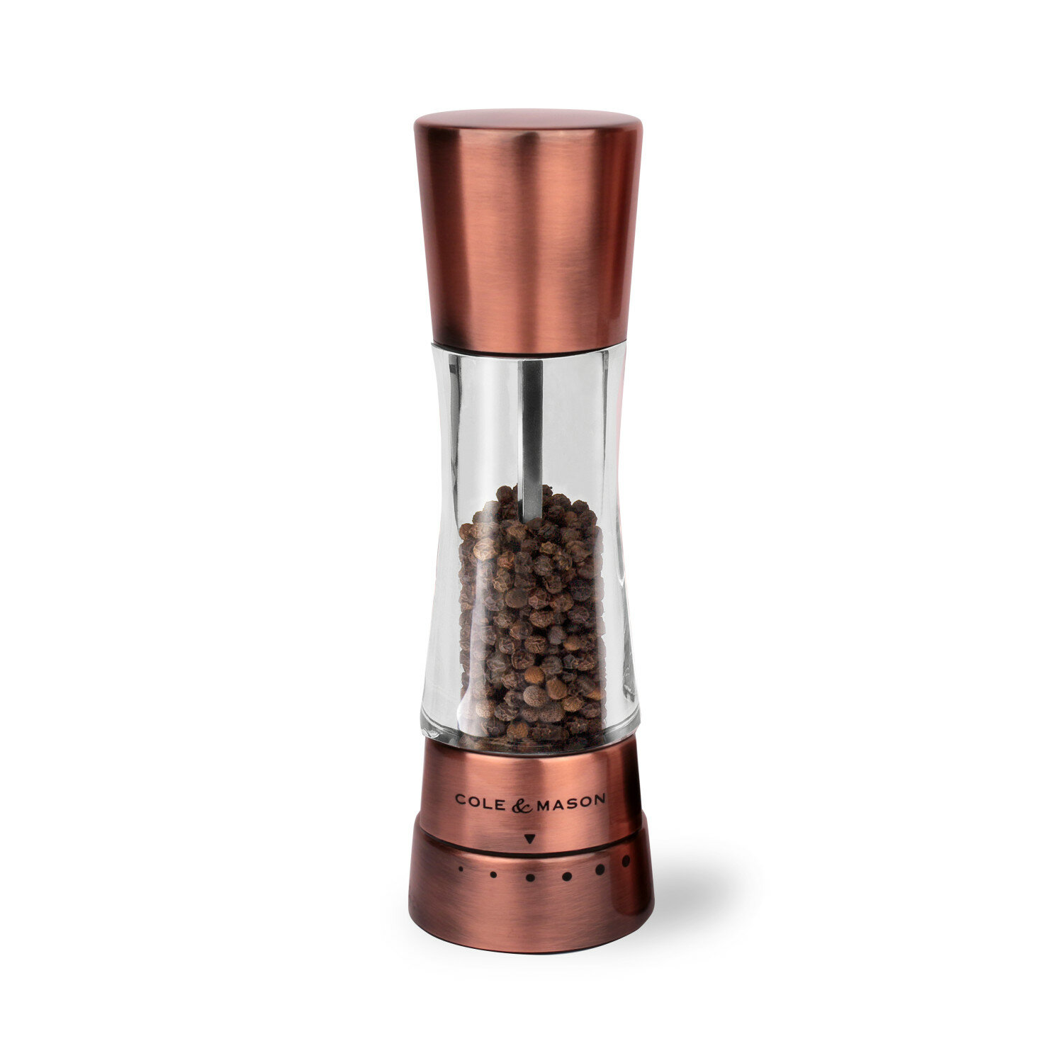 Lexi Home Copper 2 in 1 Electric Salt & Pepper Grinder - Stainless Steel  Salt & Pepper Grinder