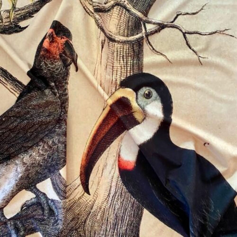 Velvet Pair, 147cm W x 250cm L