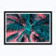 Tropical Palm In Pink & Blue Print