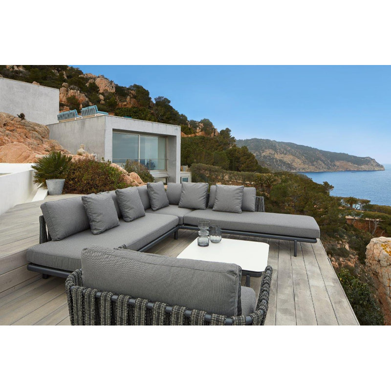 Anthea System B Sofa, Plummet