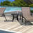 Outdoor Lounger Rust Resistant Aluminum Frame Outdoor Chaise Lounge Set with Table-101174956