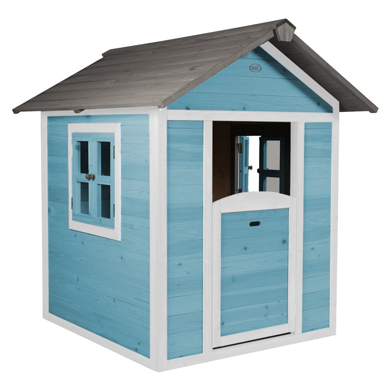 Step2 111cm W x 135cm D Outdoor Hemlock Wood Playhouse, Blue