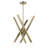 Lydia 8 - Light Steel Dimmable Modern Linear Chandelier-1524545761