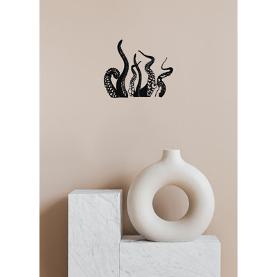 Adhésifs muraux en vinyle autocollant de décoration intérieure de la maison murale océan animaux pieuvre tentacules salle de bain enfants chambre de bébé décor Kt80