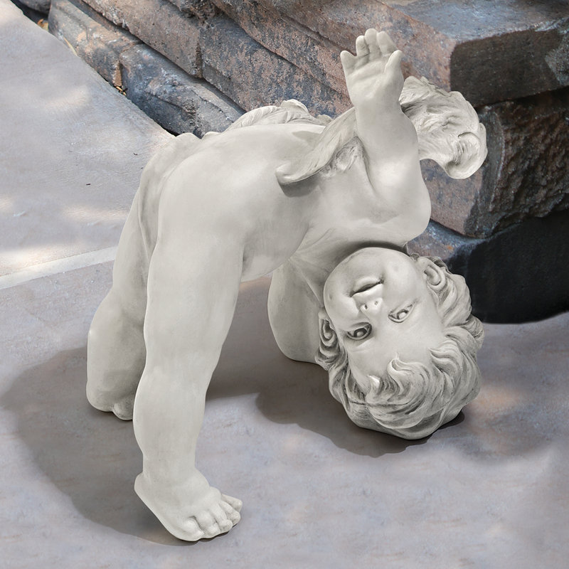 Turvey Tumbling Cherub Statue