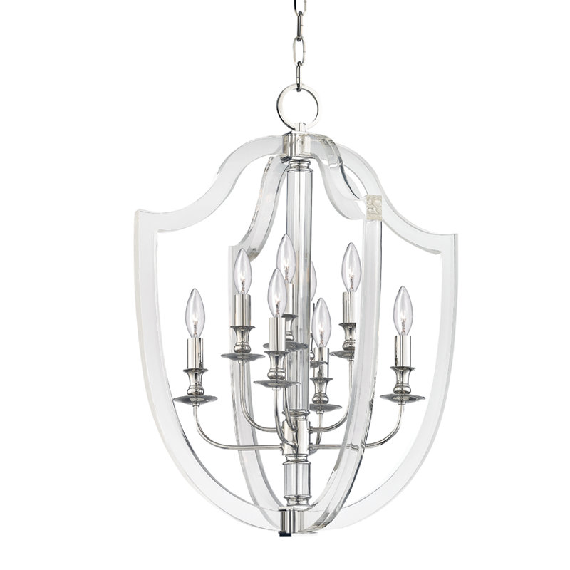 Arietta 8 - Light Pendant, Polished Nickel