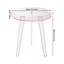 Table d'appoint en acrylique rose moderne Modern-1642486031