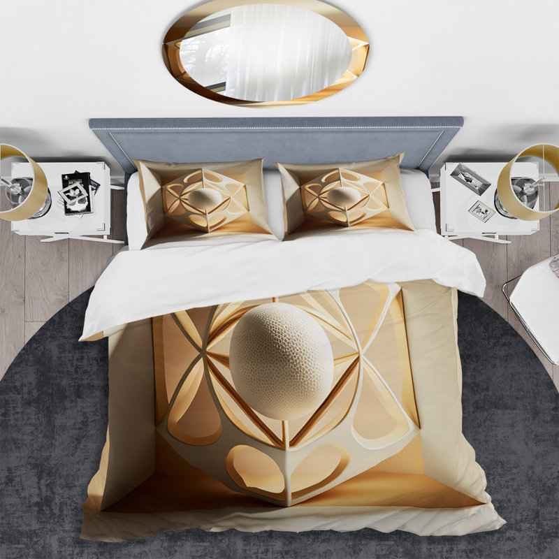 Ensemble de housse de couette en microfibre / polyester monochrome, Housse de couette pour grand lit et 2 taies décor