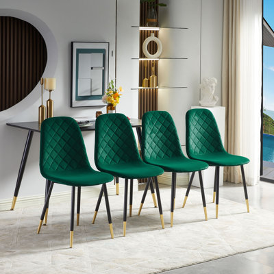 Rosa Velvet Upholstered Side Chair