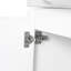 Meuble-lavabo mural 28 po avec lavabo en céramique blanche et porte à fermeture en douceur 28 po-1236443316