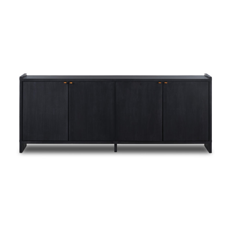 Loats 78'' Sideboard, Black Wash Poplar