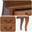 Solid Wood Abstract Accent Chest