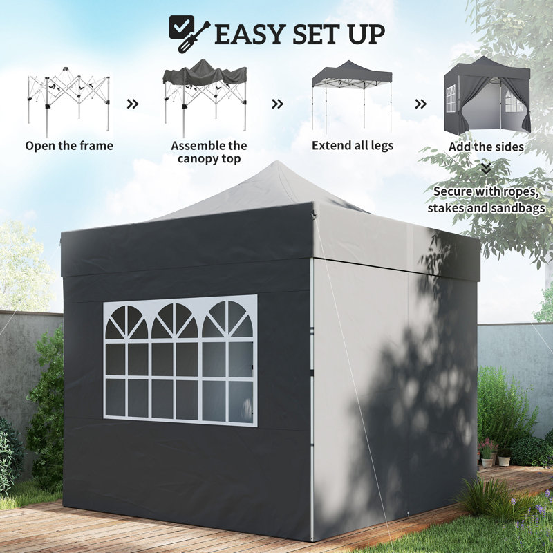 Pop Up Canopy, Grey