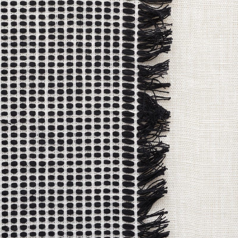 Tissu à battants Tulum, Noir