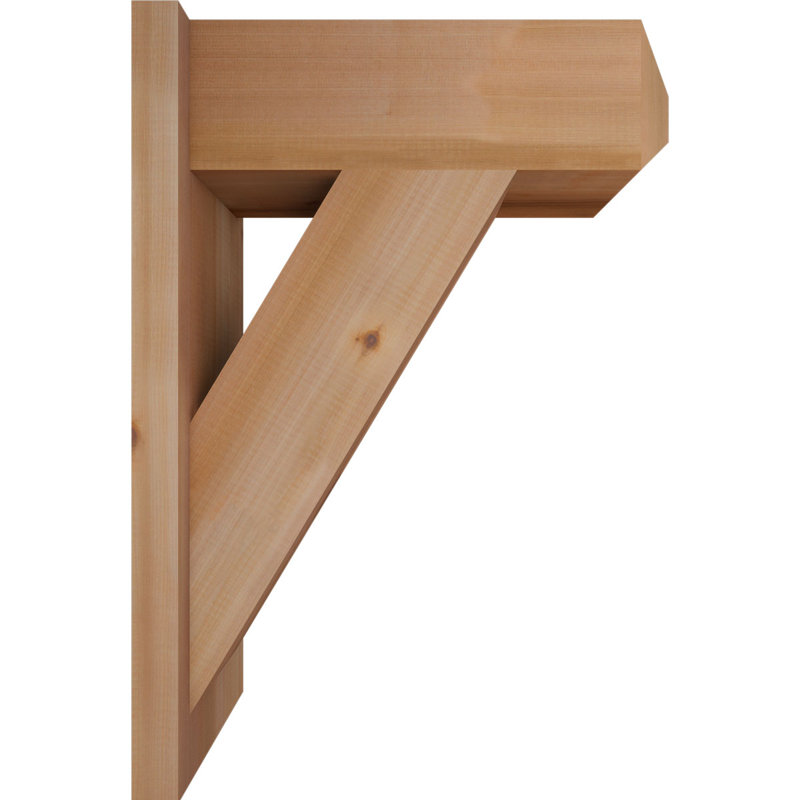 Artisan traditionnel en bois rustique, P 20 po x H 28 po, Cèdre rouge occidental l 7 1/2 po (lisse)