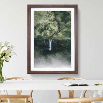 Waterfall View - Picture Frame Graphic Art