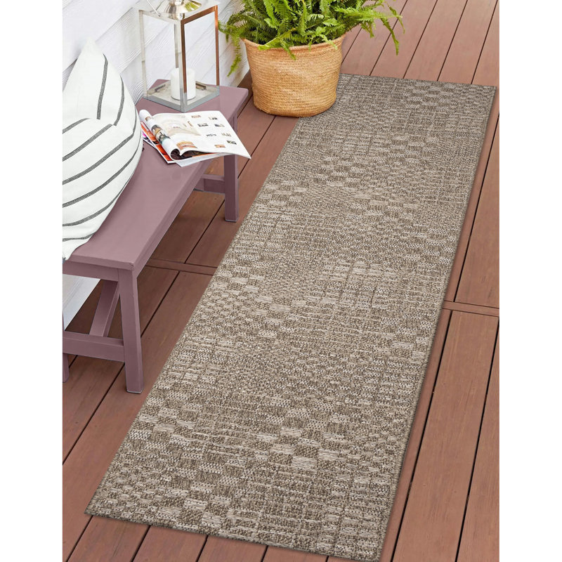Latitude Run® Natural Indoor/Outdoor Rug | Wayfair