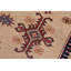 Tribal Gioni Isabelle Lt. Gold/Pink Wool Rug - 5'4'' X 8'0''