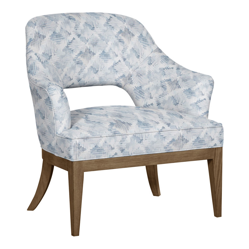 Chaise Kaley de 32,5 po Vanguard, Chenille Nompton Snow Crypton®, Hampton