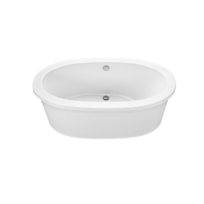 Adena 7 Freestanding Soaker Tub - Matte, Left