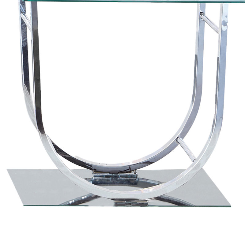 Table de bout en verre à couvercle grasseli