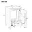 20.3" Bathroom Vanity With Sink-672311523