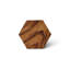 Honey Comb Solid Wood Block End Table-125005779