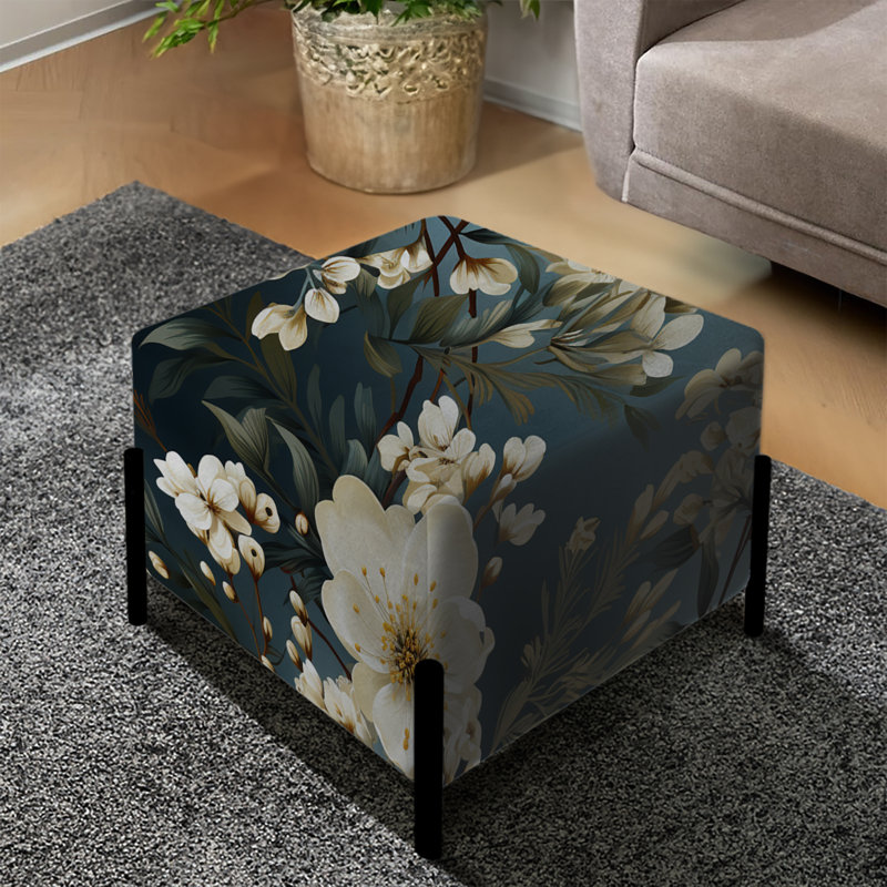 Naylor - Repose-pieds carré floral