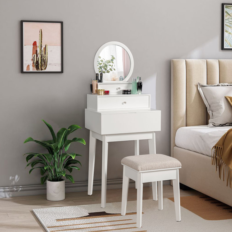 Kobbe Dressing Table with Mirror