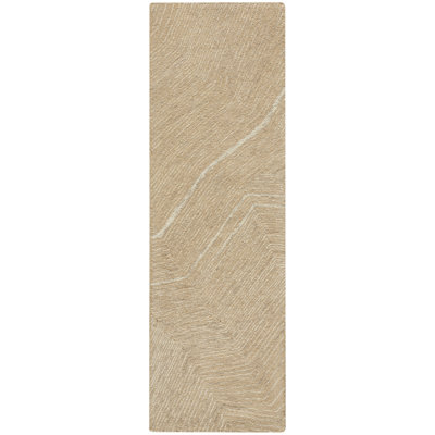 DKNY Pure Angles Camel Modern Indoor Rug