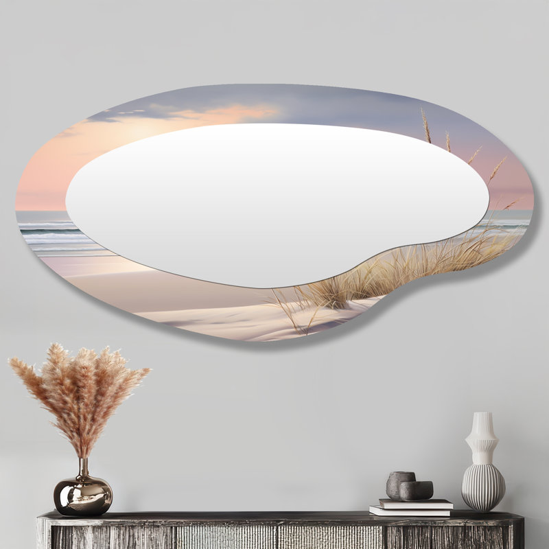 Grand miroir mural de plage Beach Serenity
