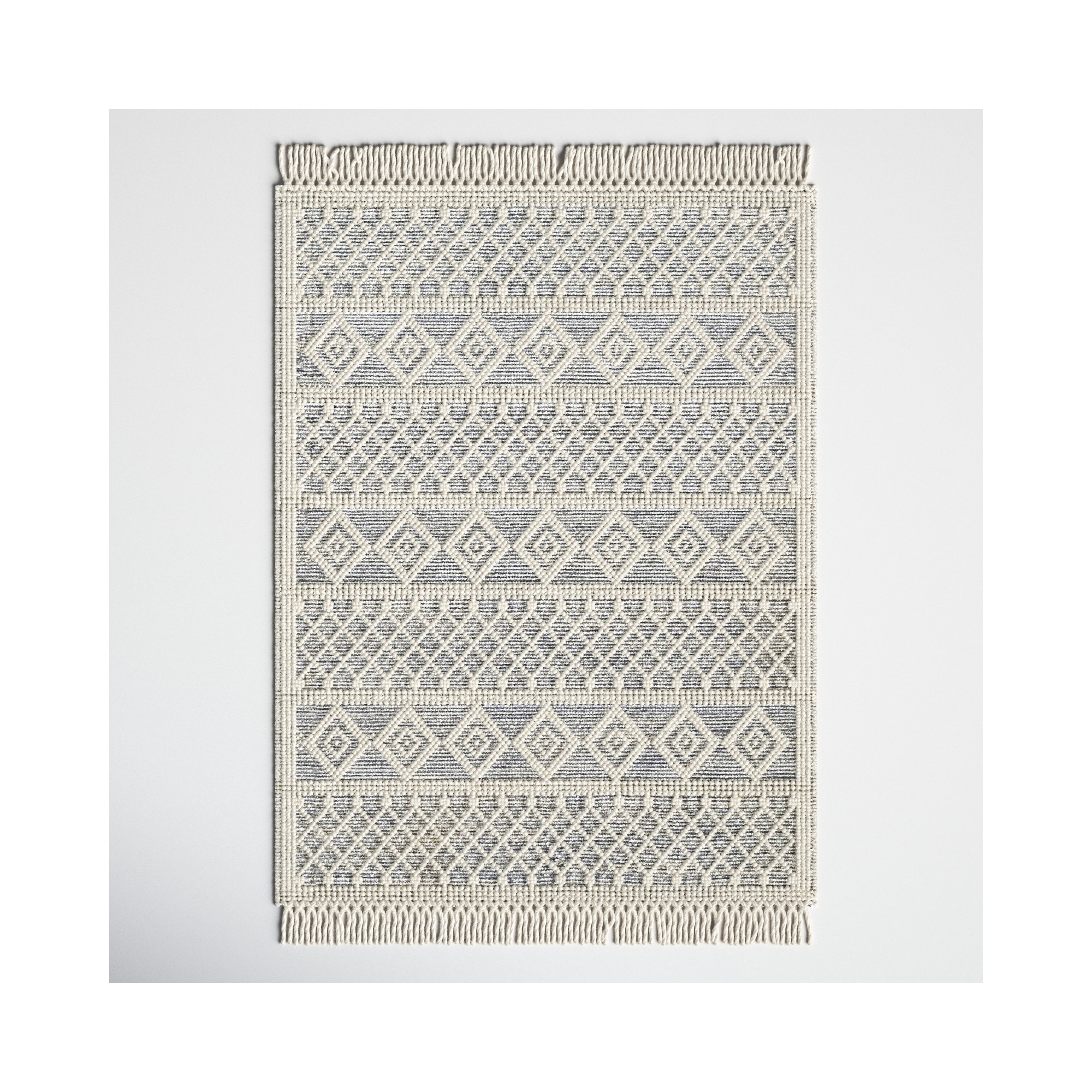 Handmade Rug, Rectangle 5' x 8'