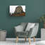 Art mural sur toile tendue - "Devils Tower Autumn" de Mitch Catanzaro pour décoration de salon, de chambre à coucher ou de bureau - 22 x 32