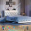 Bed Frame With LED Light & Charging Station, Upholstered Platform Bed Frame With Headboard/Wooden Slat Support/Bluetooth Speaker, No Box Spring Needed/Noise-Free,Easy Assembly-2057267094-2057267093